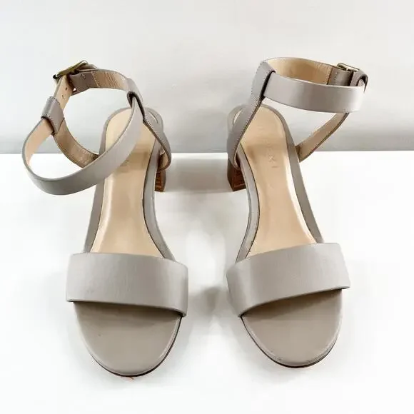 M. Gemi Gray and Tan Sandals - Picture 6 of 7